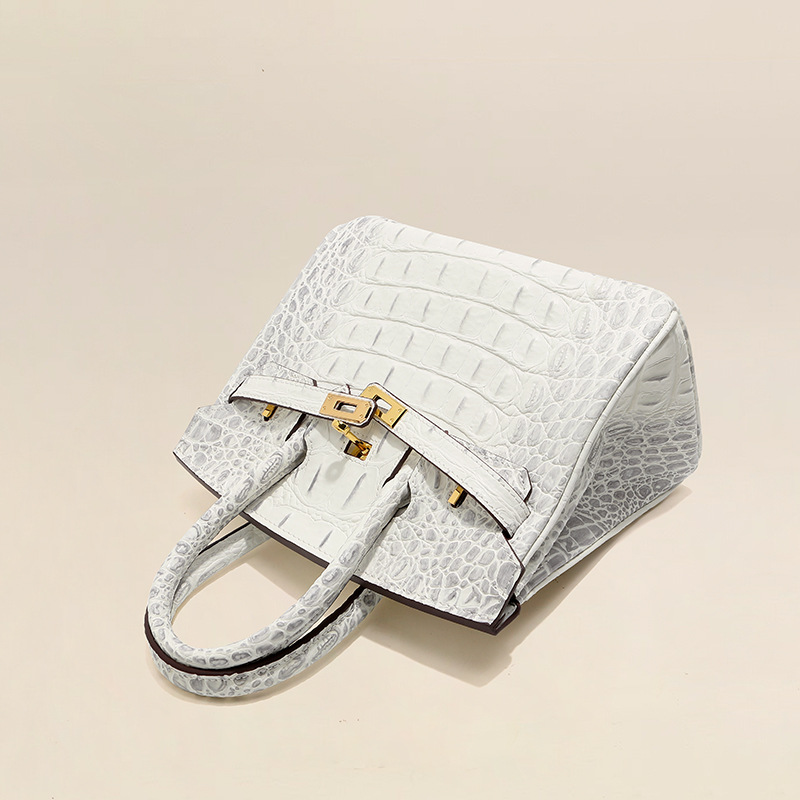 Crocodile Pattern Birkin Bag Handbag