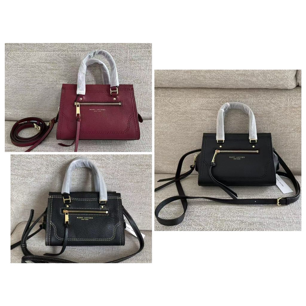 MARC JACOBS 100% genuine leather crossbody bag features a lychee grain top layer of cowhide, which is super soft and fine