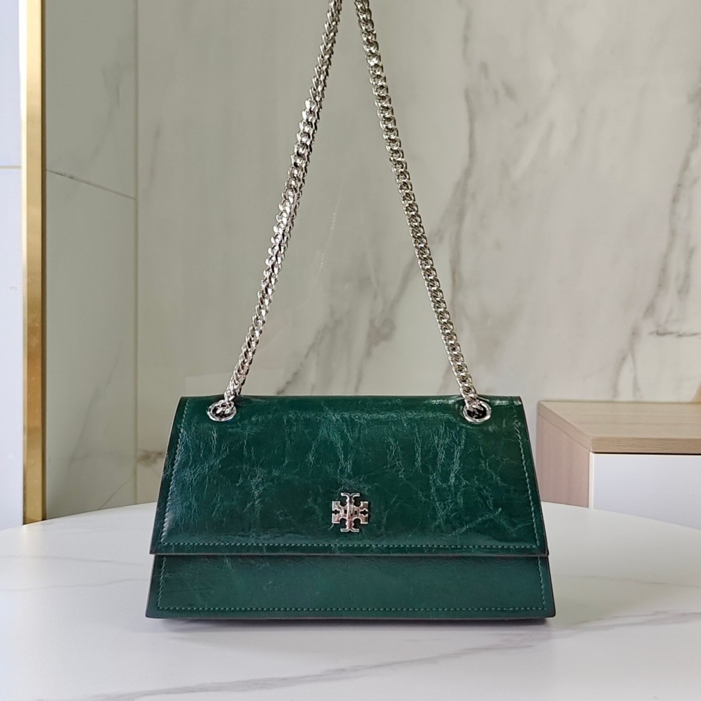 001 2025 Latest Kira Series Oil-wax Cowhide Baguette Bag Chain Bag Shoulder Bag