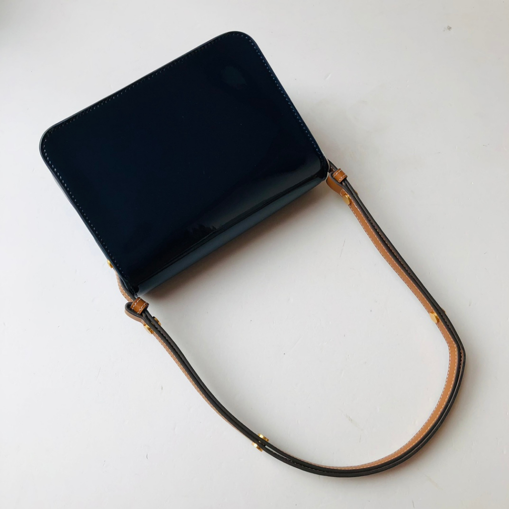 893 New ROBINSON Patent Leather Shoulder Bag