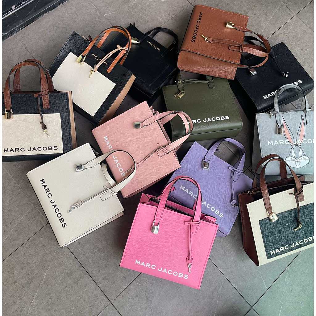 THE MARC JACOBS  Cowhide Leather Small Tote Handbag Crossbody Bag