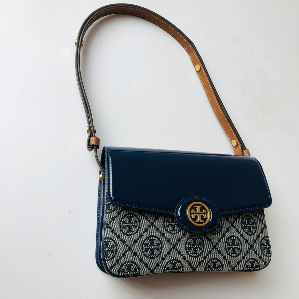 893 New ROBINSON Patent Leather Shoulder Bag