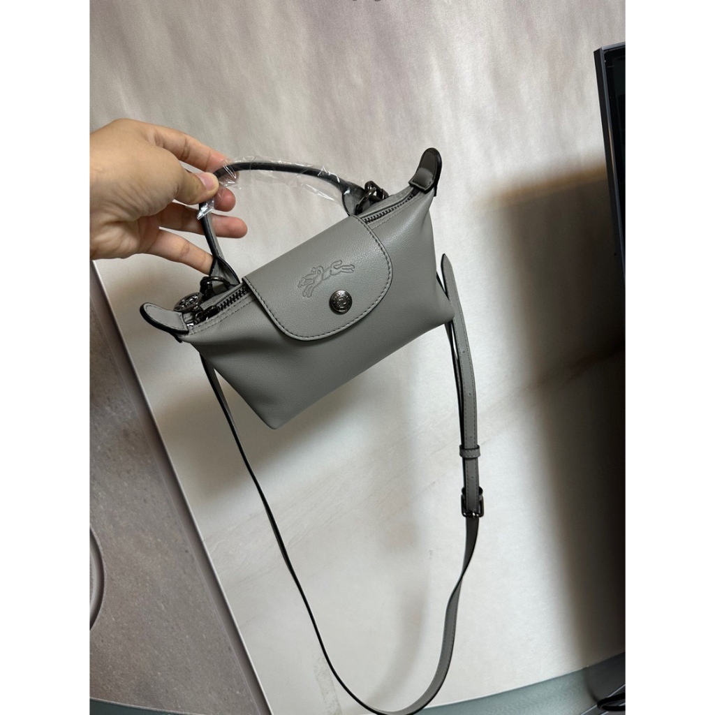 Longchamp LC latest mini cowhide leather dumpling bag/Crossbody bag/handbag