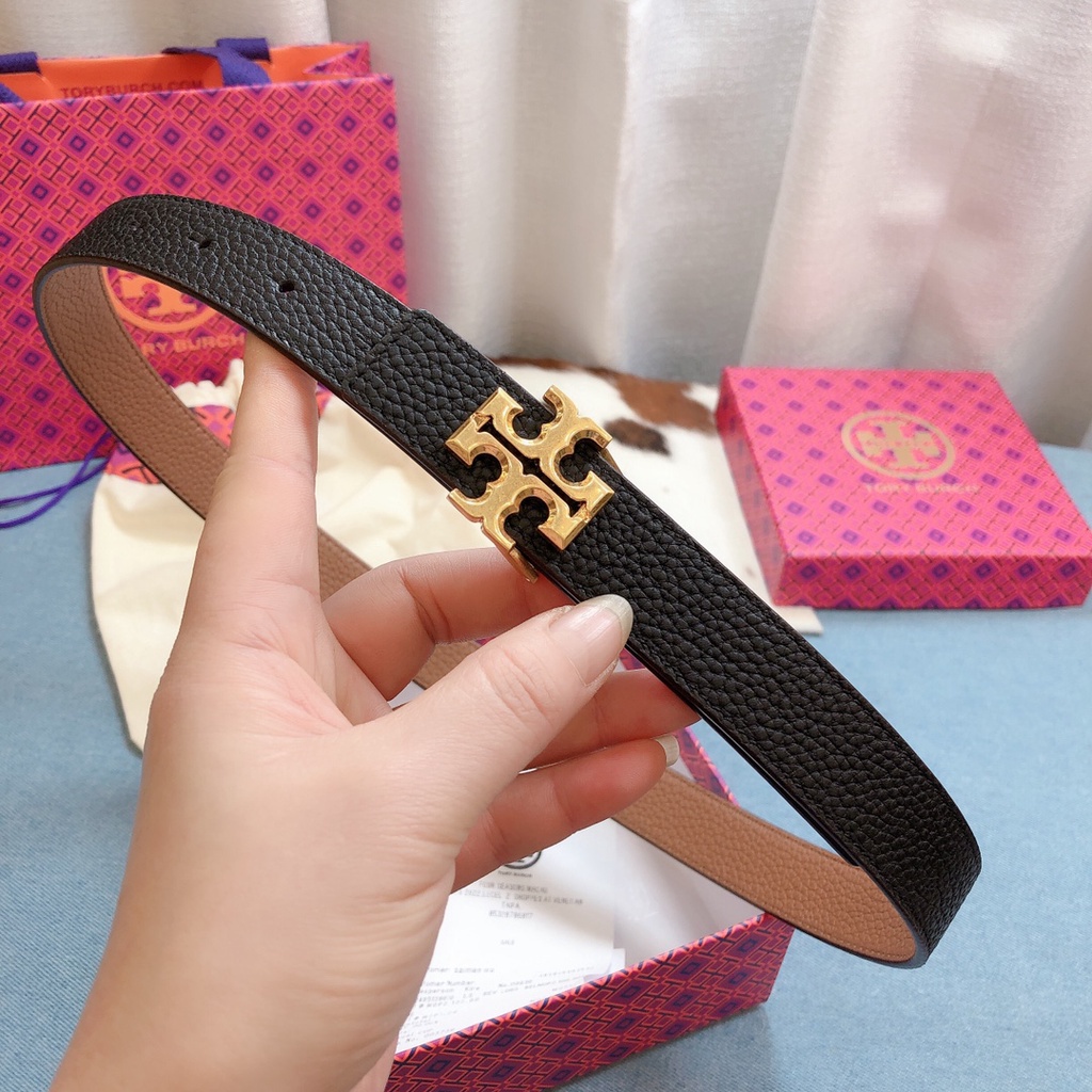 100% Genuine Tory Burch Fashion Women's Belt, 001 Hot-selling Fashion Women's Belt, Width 2.5cm