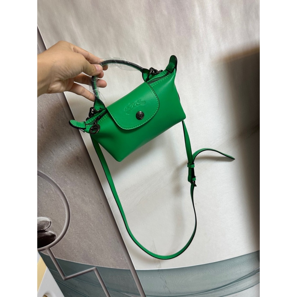 Longchamp LC latest mini cowhide leather dumpling bag/Crossbody bag/handbag