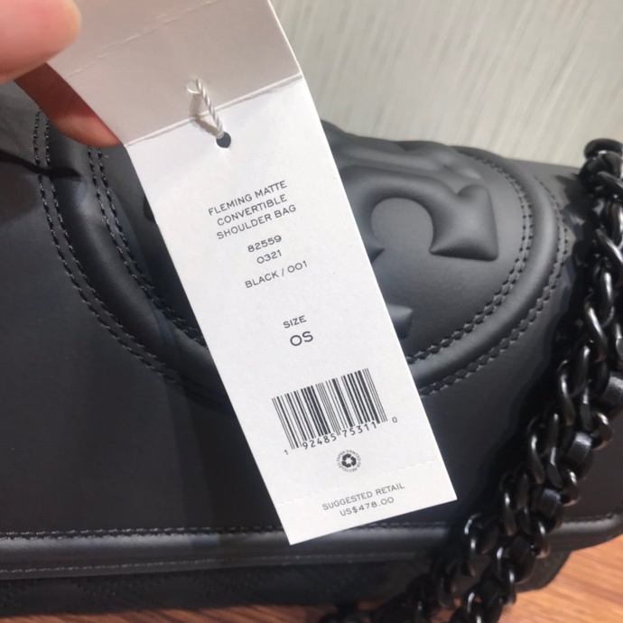 718/719/756 FLEMING Matte Frosted Textured Chain Bag/Shoulder Bag/Crossbody Bag