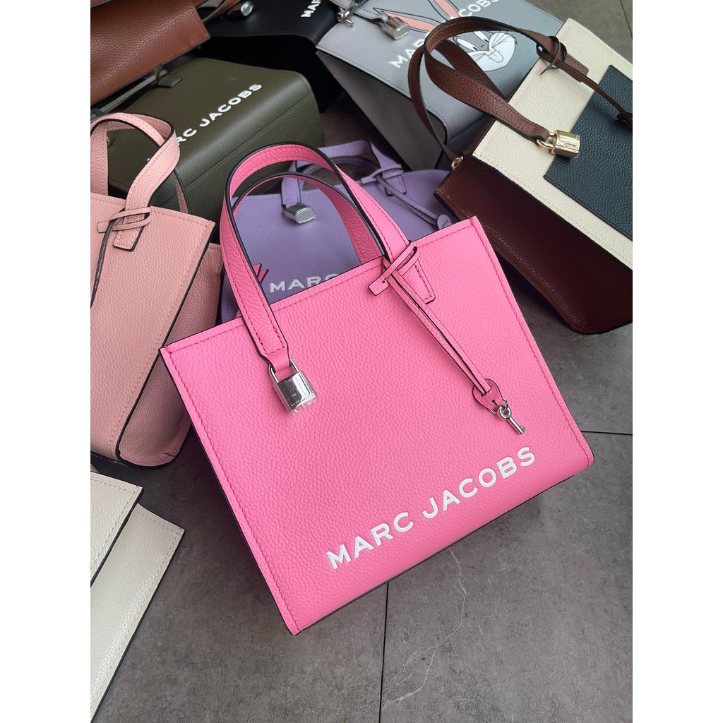 THE MARC JACOBS  Cowhide Leather Small Tote Handbag Crossbody Bag