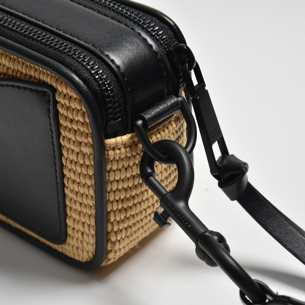 001 black/ 255 beige new woven camera bag shoulder bag