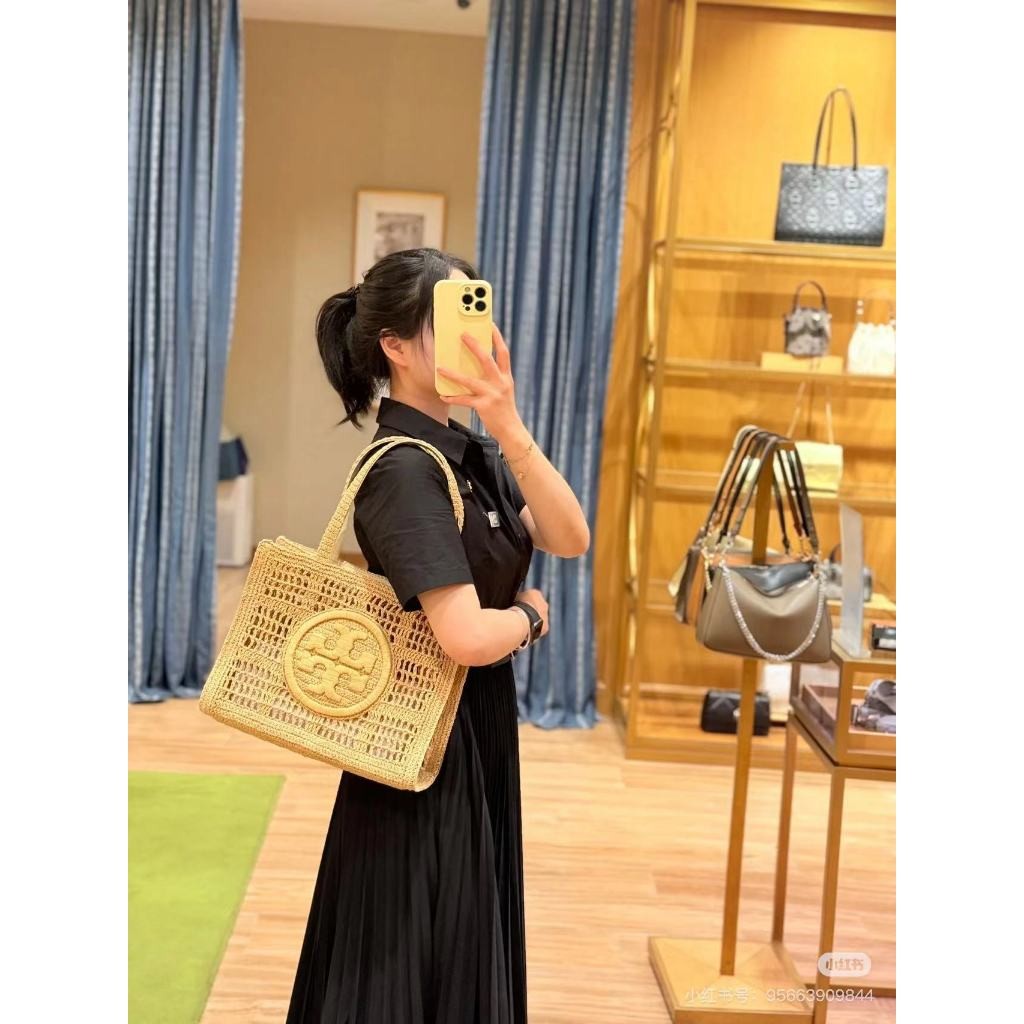 001 2025 Latest Ella Series manual knitting Handbag Tote Bag shoulder bag