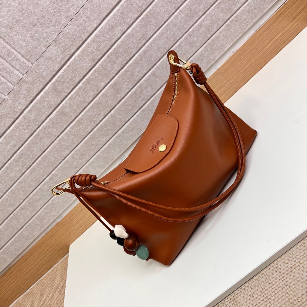 LONGCHAMP 2025 LC Latest Le Pliage xtra ceramic lady hobo bag Cowhide Leather Handbag shoulder bag