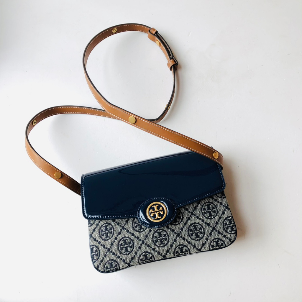 893 New ROBINSON Patent Leather Shoulder Bag