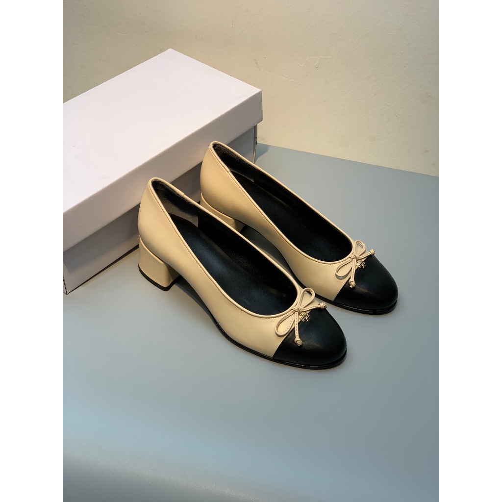 001 2024 Classic Chunky Heel Shoes / Dancing Shoes