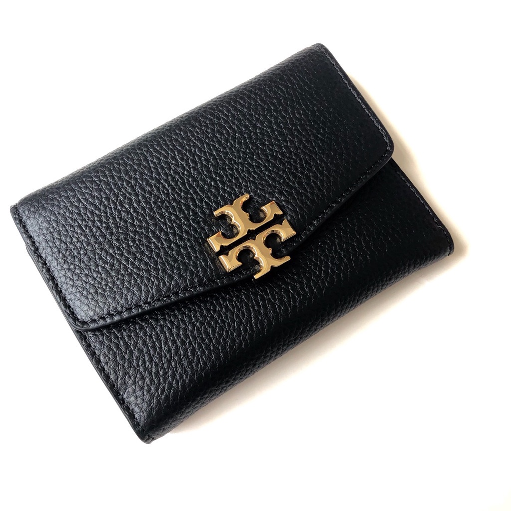 TORY BURCH 001 wallet 8840 latest litchi pattern tri-fold wallet!
