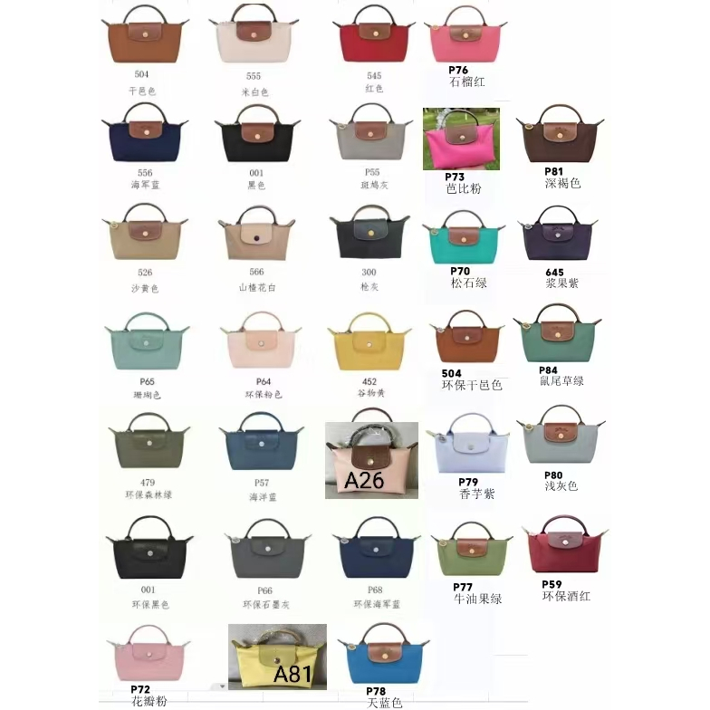 Longchamp mini dumpling bags nylon bag very cute and fancy