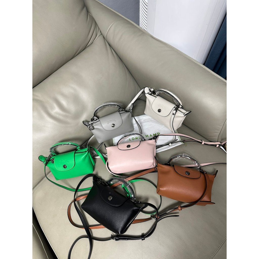 Longchamp LC latest mini cowhide leather dumpling bag/Crossbody bag/handbag