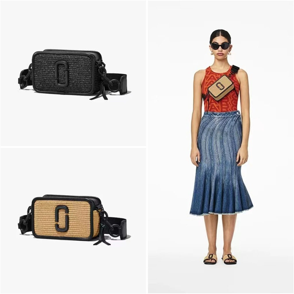 001 black/ 255 beige new woven camera bag shoulder bag