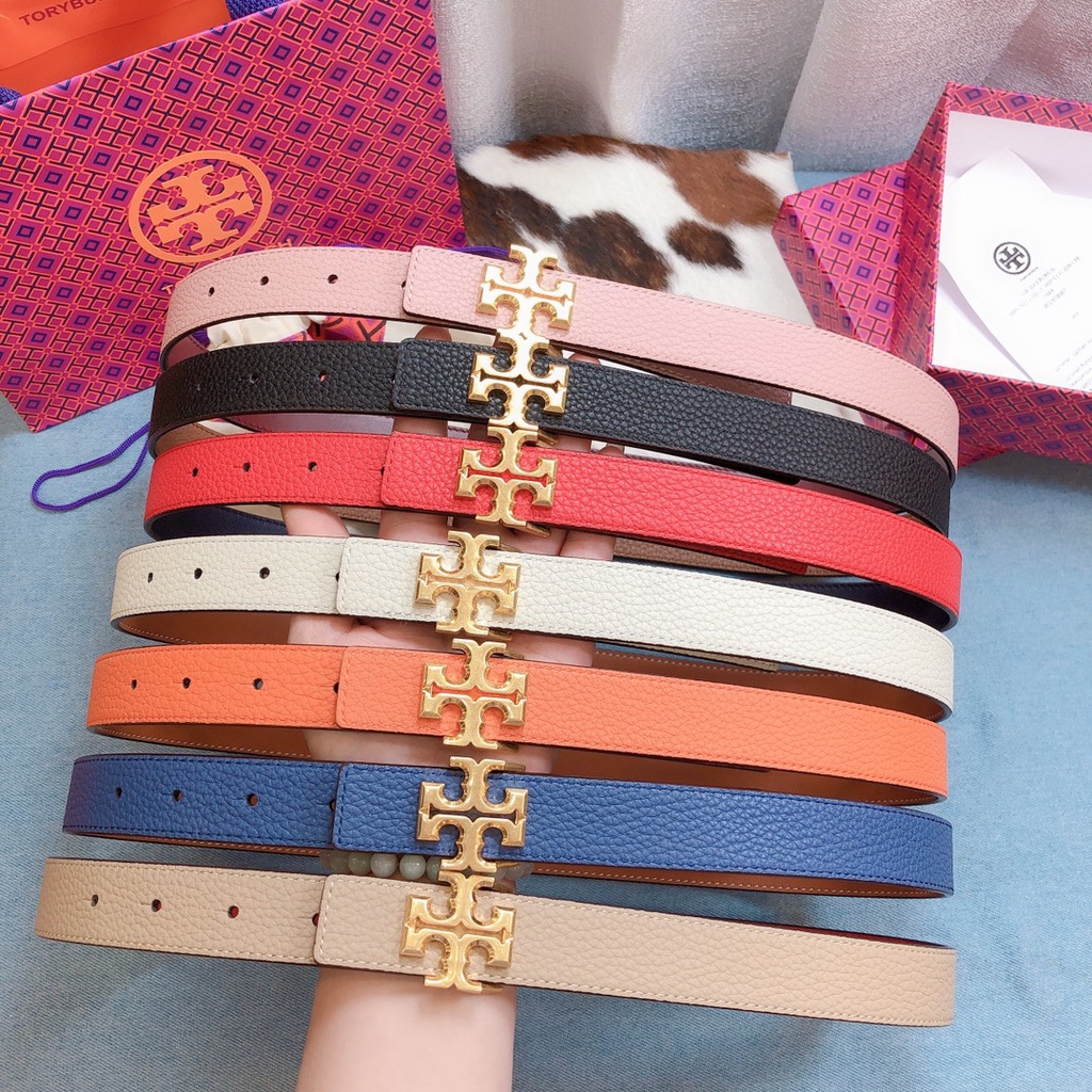 100% Genuine Tory Burch Fashion Women's Belt, 001 Hot-selling Fashion Women's Belt, Width 2.5cm