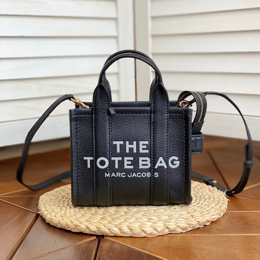 THE MARC JACOBS new Super Mini 18cm Tote Shoulder Bag Crossbody Bag