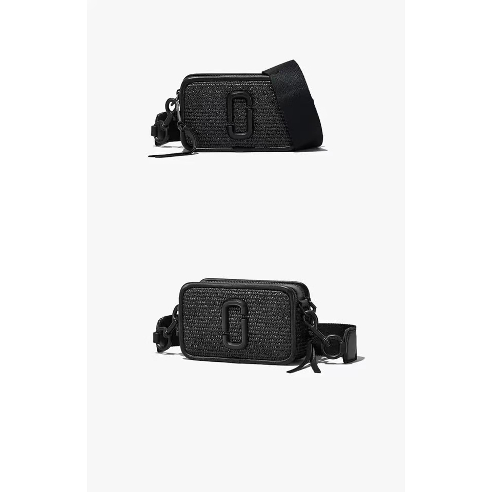 001 black/ 255 beige new woven camera bag shoulder bag