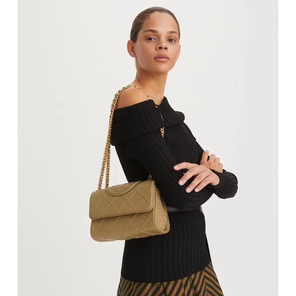 TORY BURCH 001 719 counter latest fleming soft convertible Shoulder bag Chain bag Crossbody bag
