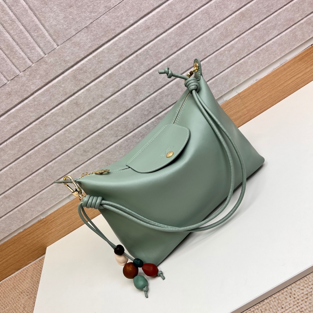 LONGCHAMP 2025 LC Latest Le Pliage xtra ceramic lady hobo bag Cowhide Leather Handbag shoulder bag