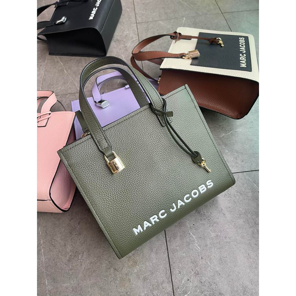 THE MARC JACOBS  Cowhide Leather Small Tote Handbag Crossbody Bag