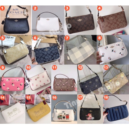 COACH Nolita 19 Signature Women Shoulder Mahjong Bag