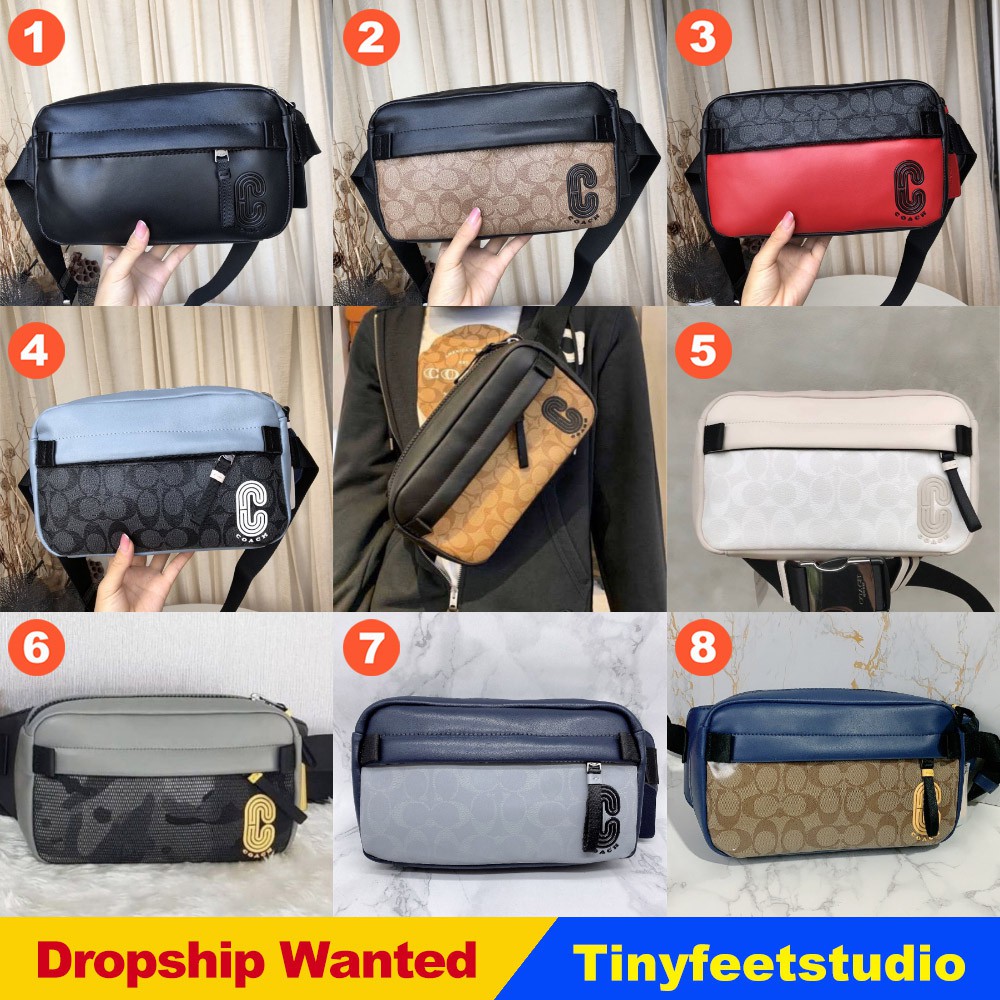 coach Women Men Waist Chest Pouch Bag