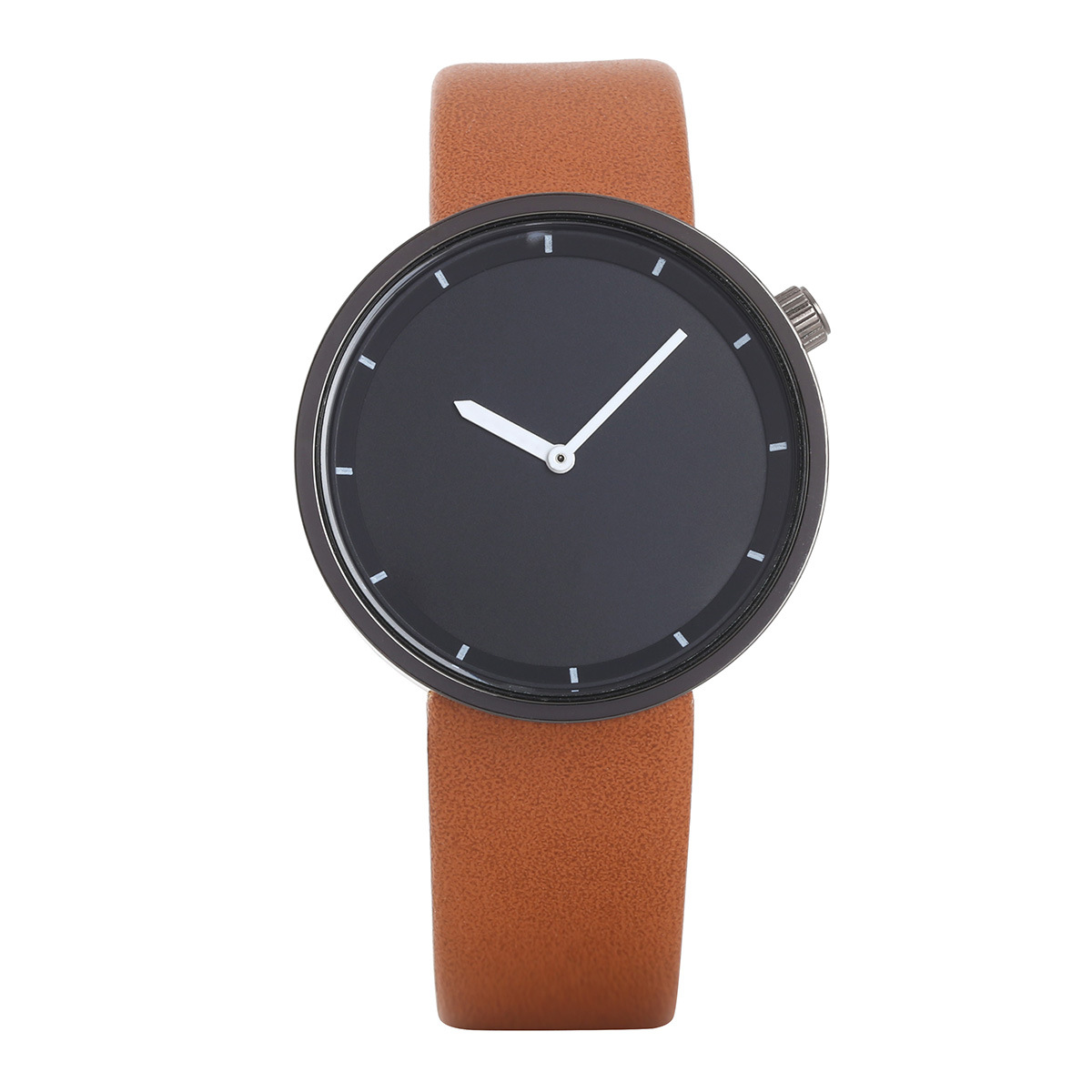 2 Years Quality Guarantee Japan Quartz Minimalist Custom Watch Production Leather No Logo Montre Circulaire