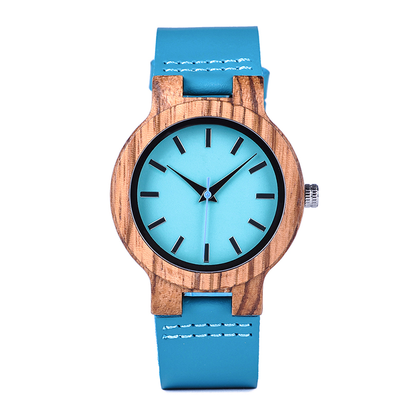 Oem Dropshipping Newest Design Wholesale Wooden Watches Custom LOGO Fashion Leather Wrist Watch