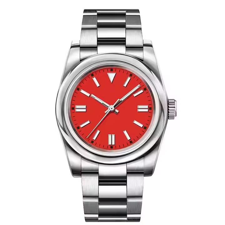 39mm No logo Watch With seiko NH35 Movement Bezel Style Automatic Mechanical Wrist Watches 100M