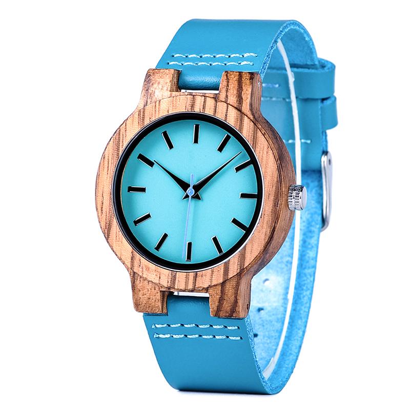 Oem Dropshipping Newest Design Wholesale Wooden Watches Custom LOGO Fashion Leather Wrist Watch