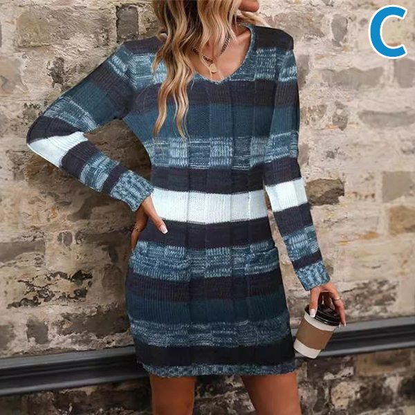 MODIEUZE GEBREIDE JURK