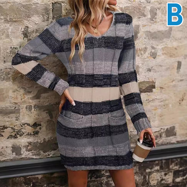 MODIEUZE GEBREIDE JURK