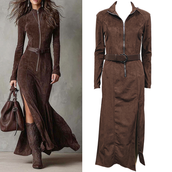 STIJLVOLLE MAXI-JURK