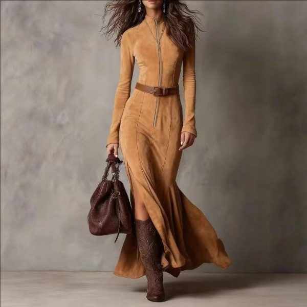 STIJLVOLLE MAXI-JURK