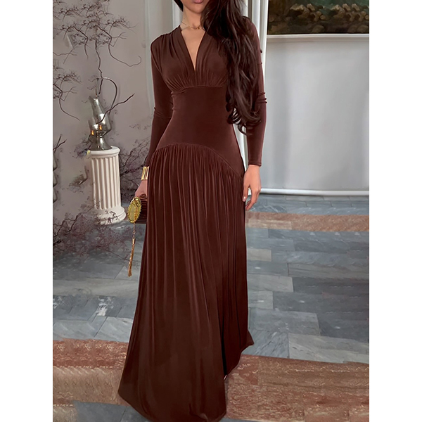 MAXI-JURK MET V-HALS