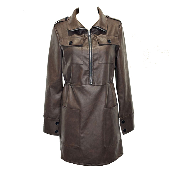 DAMESJURK VAN PU-KUNSTLEER