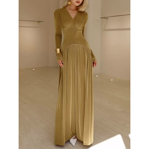 MAXI-JURK MET V-HALS