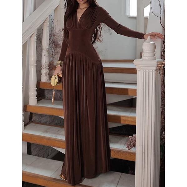 MAXI-JURK MET V-HALS