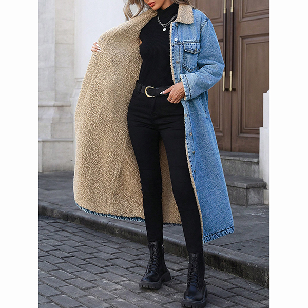 LONGLINE DENIM JACKET