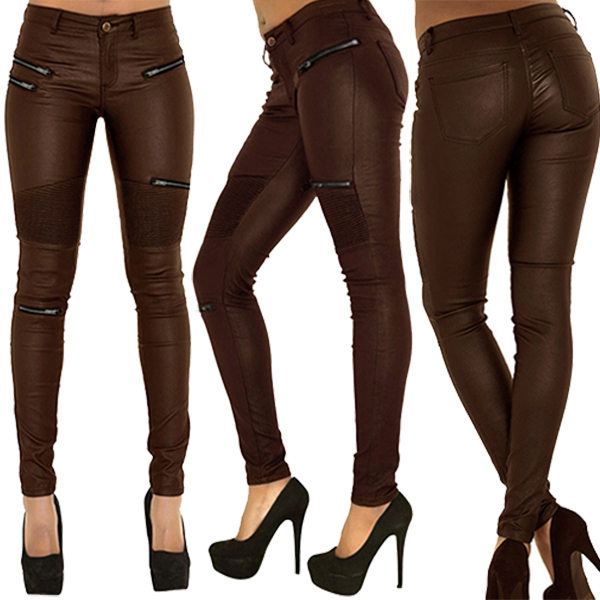 MODERN LEDEREN BROEK