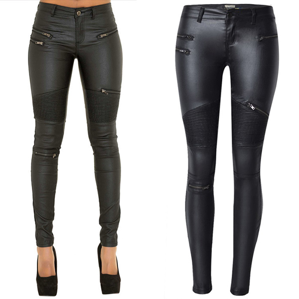 MODERN LEDEREN BROEK