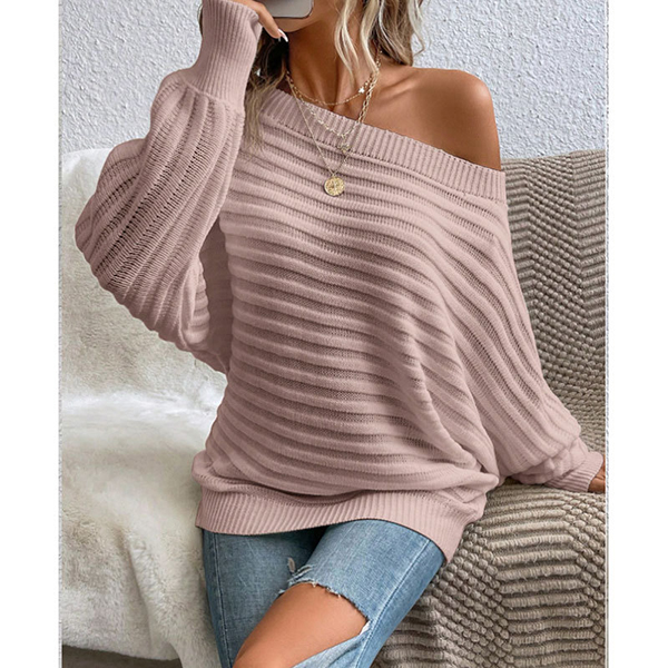 RIBBED KNITTED SWEATER