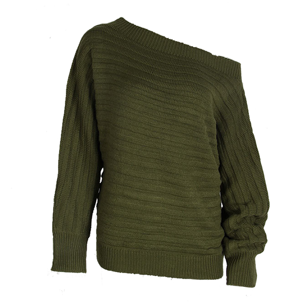 RIBBED KNITTED SWEATER