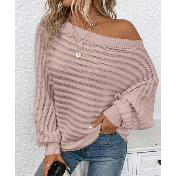 RIBBED KNITTED SWEATER