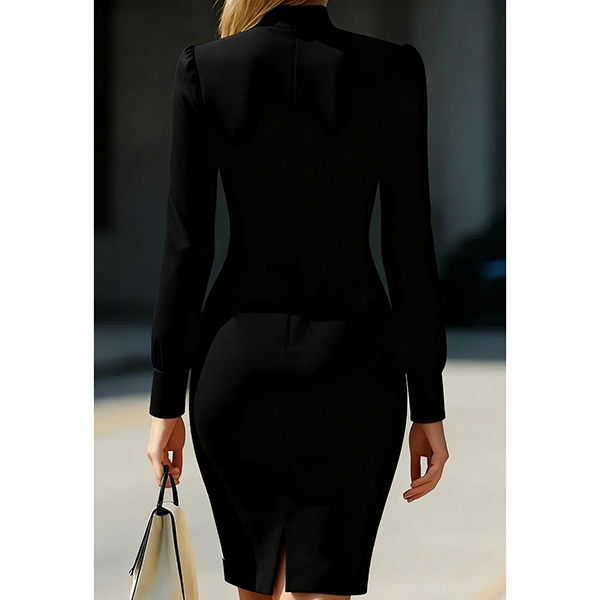 DAMES STRAKKE BODYCON JURK