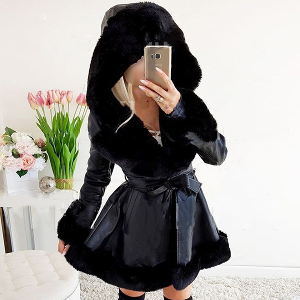 IMITATIEBONT HOODED JAS