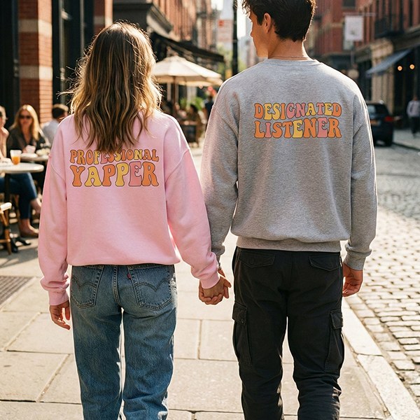 BIJPASSENDE HUMORISTISCHE SWEATSHIRTS