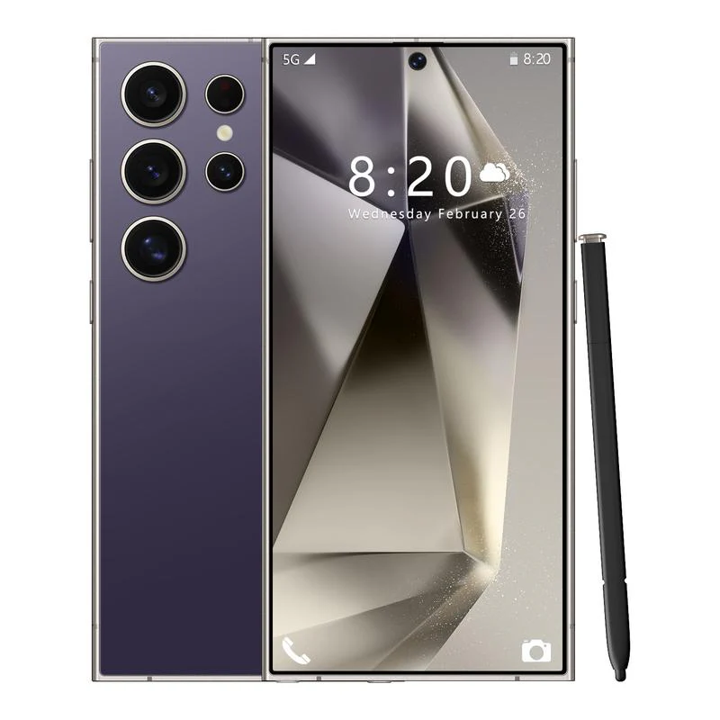 Fuffi-S24 Pro 6,8 Zoll Smartphone, 1 Stück 256GB ROM 8GB RAM Handy mit Stift